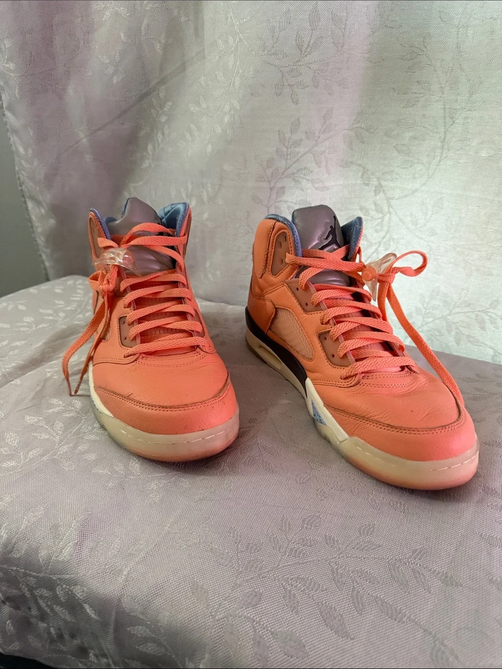 Jordan 5 Retro X DJ Khaled We The Best Crimson Bliss Mid-Top Sneakers